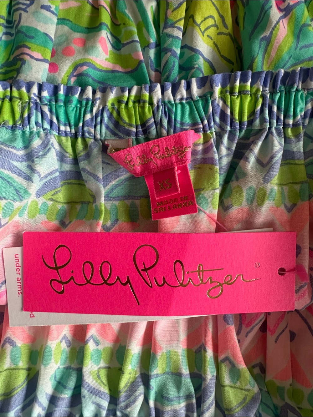 NWT Lilly Pulitzer Camille Island Hopping Tropical Off Shoulder Midi‎ Dress - Picture 6 of 8